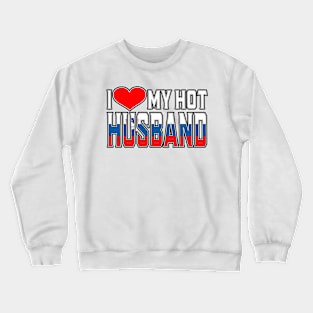 I Love My Hot Slovenian Husband Crewneck Sweatshirt